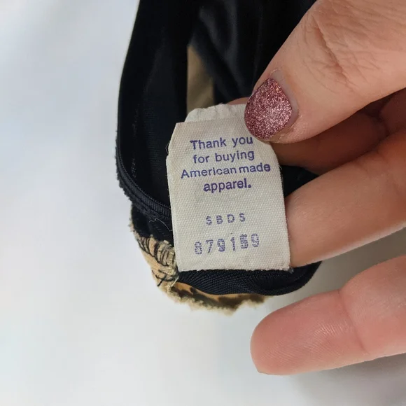 Vintage Black White Striped Bathing Suit Swimsuit One Piece Mod Retro Sz 11/12 - Picture 5 of 7